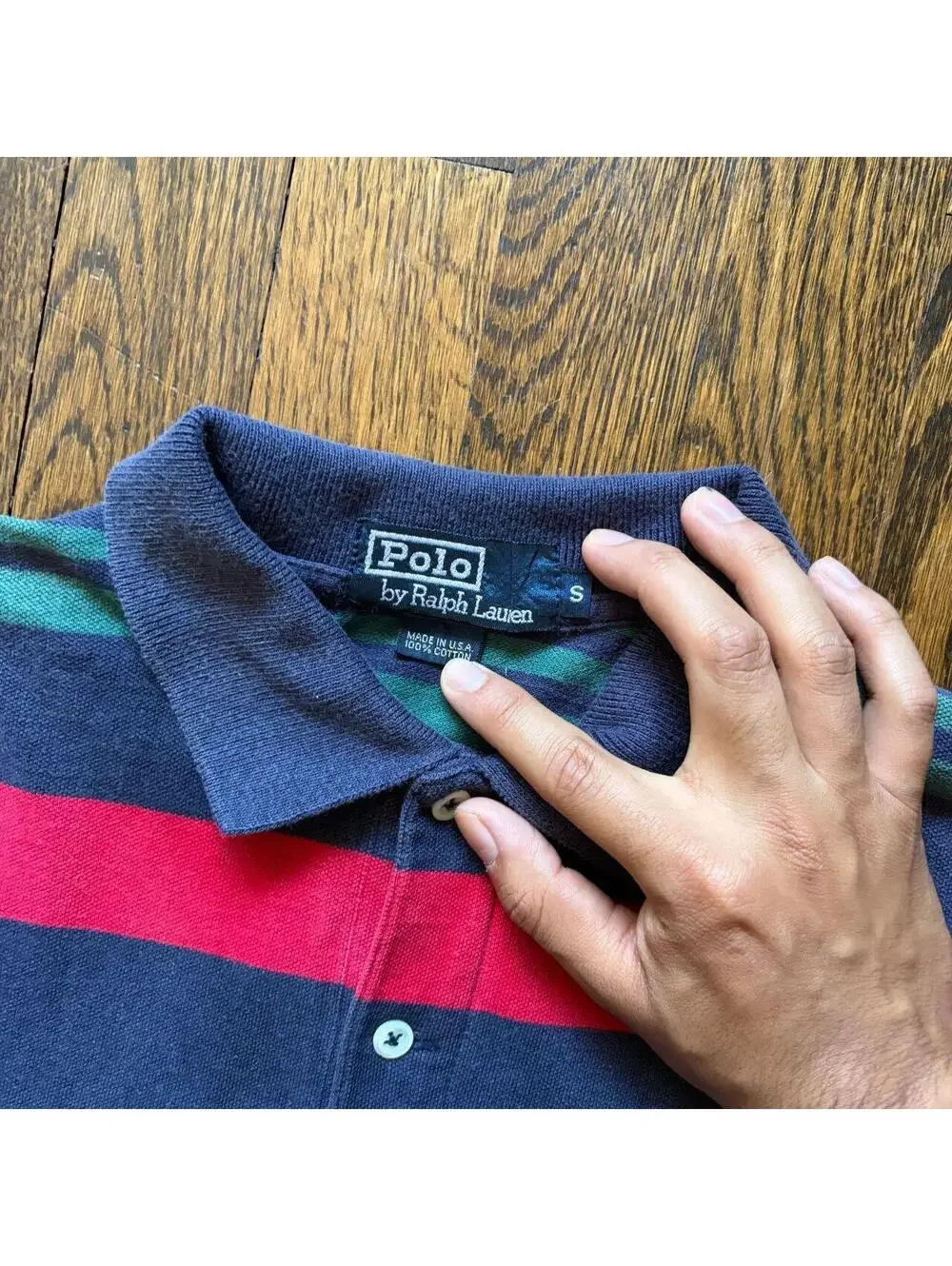 Vintage Polo Ralph Lauren striped longsleeve rugby polo